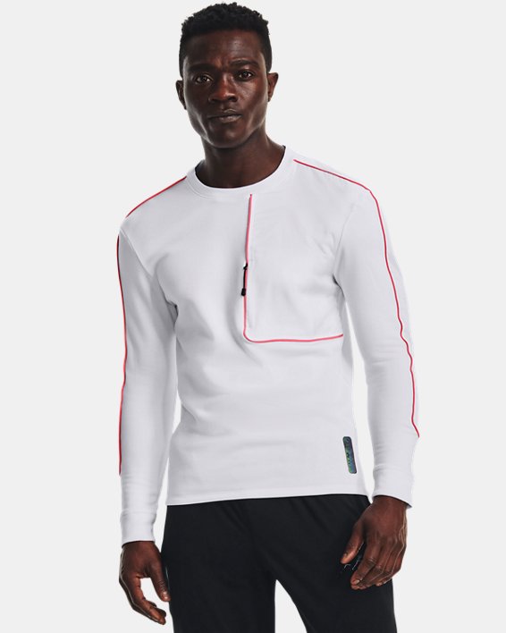 Men's UA Run Anywhere Long Sleeve in White image number 0